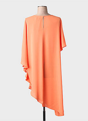 Tunique manches courtes coupe ample orange SEMPRE PIU femme