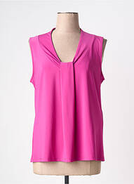 Top stretch manches courtes rose JOSEPH RIBKOFF femme