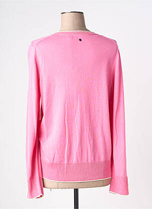 Gilet manches longues col rond rose GERRY WEBER femme