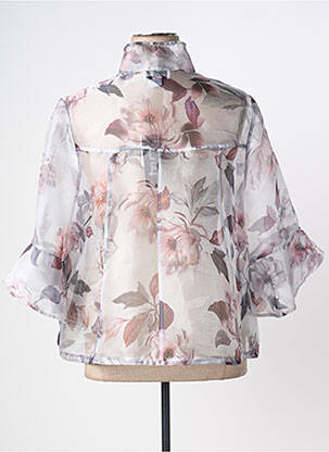 Veste casual col rond gris JOSEPH RIBKOFF femme
