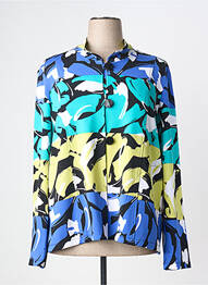 Veste casual col rond bleu JOSEPH RIBKOFF femme