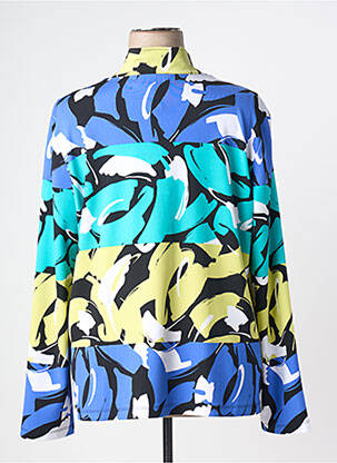 Veste casual col rond bleu JOSEPH RIBKOFF femme