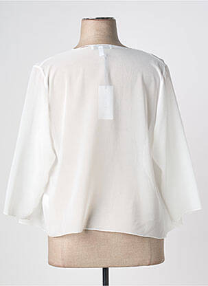 Boléro tissage crêpe blanc GREGORY PAT femme