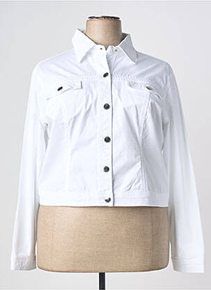 Veste casual col chemisier blanc FUEGO WOMAN femme