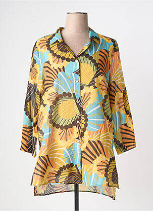 Chemisier orange DIANA GALLESI femme