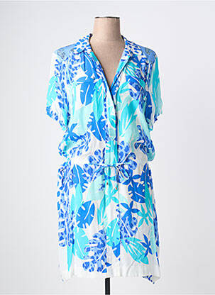 Robe mi-longue bleu FUEGO WOMAN femme