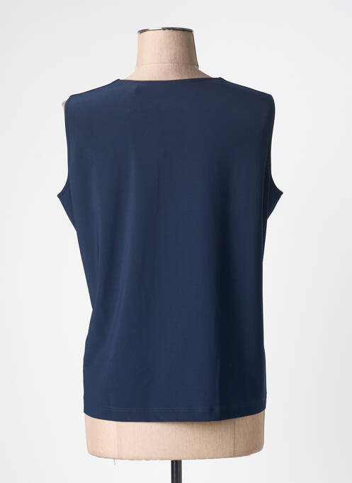 Top stretch sans manche bleu SOMMERMANN femme