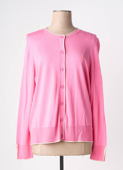 Gilet manches longues fermeture boutonnée sur le devant rose GERRY WEBER femme