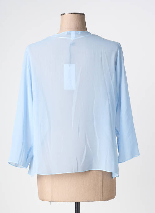 Gilet manches longues manches 3/4 bleu GREGORY PAT femme