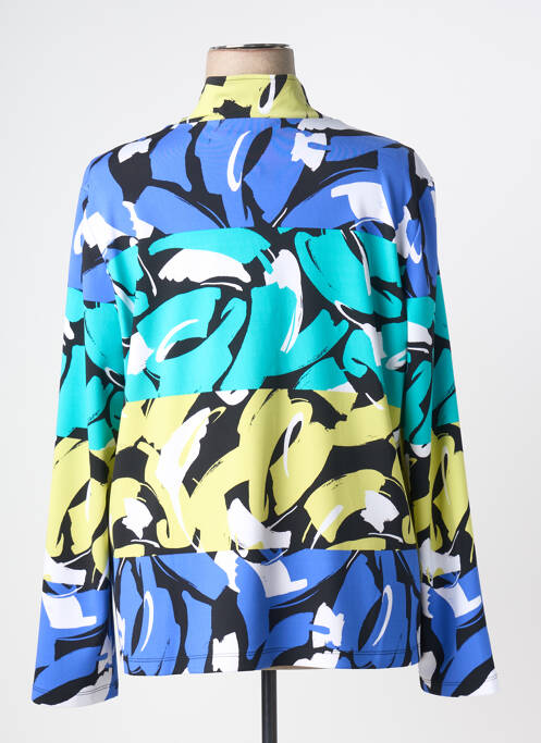 Veste casual col rond bleu JOSEPH RIBKOFF femme