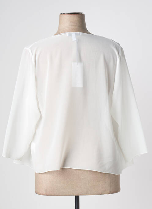 Boléro tissage crêpe blanc GREGORY PAT femme