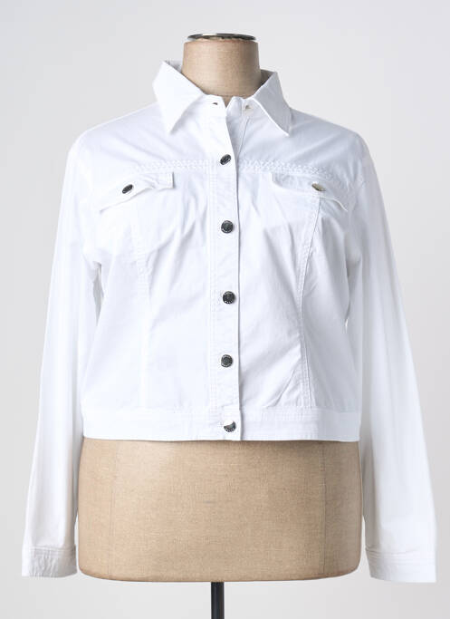 Veste casual col chemisier blanc FUEGO WOMAN femme