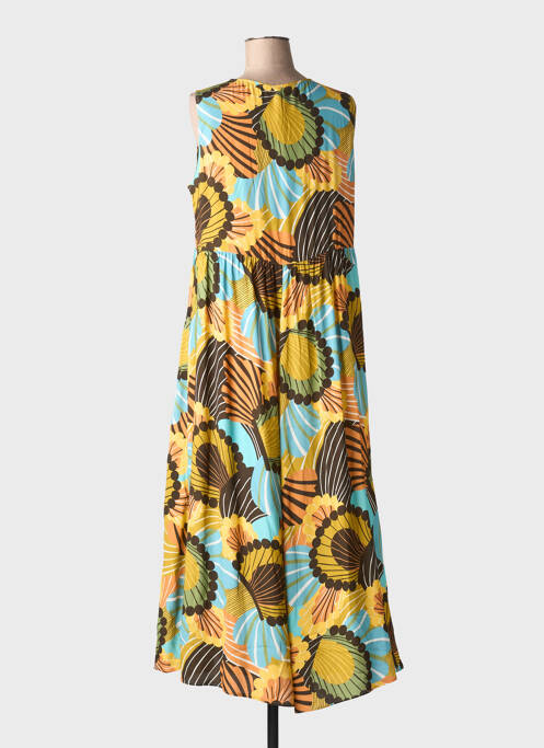 Robe longue jaune DIANA GALLESI femme