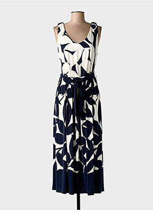 Robe longue sans manche sans manche bleu JOSEPH RIBKOFF femme
