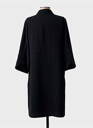 Robe mi-longue manches 3/4 manches 3/4 noir GERRY WEBER femme