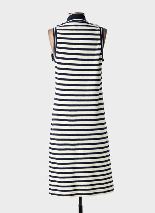 Robe mi-longue sans manche sans manche bleu ANANKE femme
