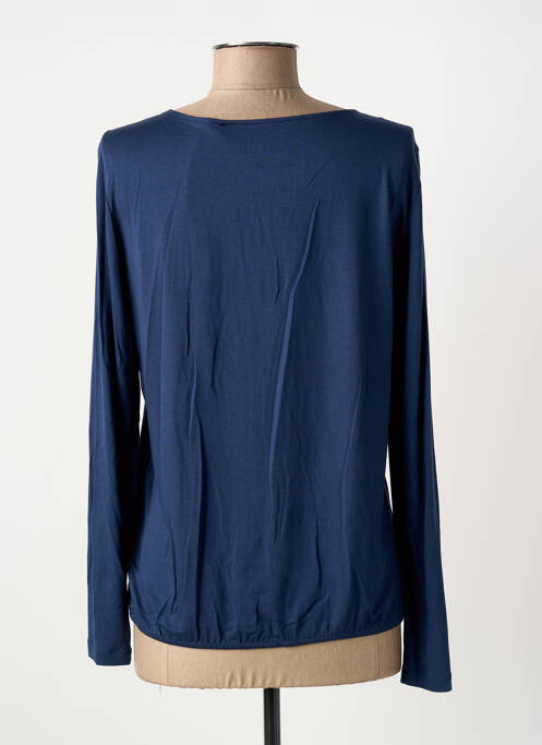 Top col rond manches longues bleu GERRY WEBER femme
