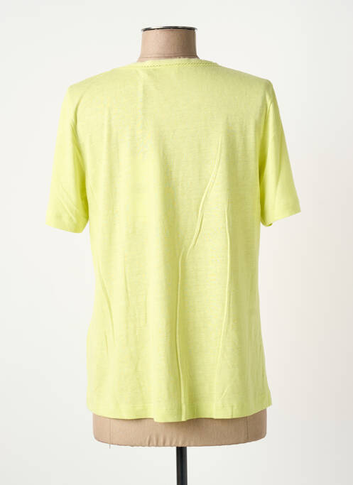 T-shirt col v manches courtes vert GERRY WEBER femme