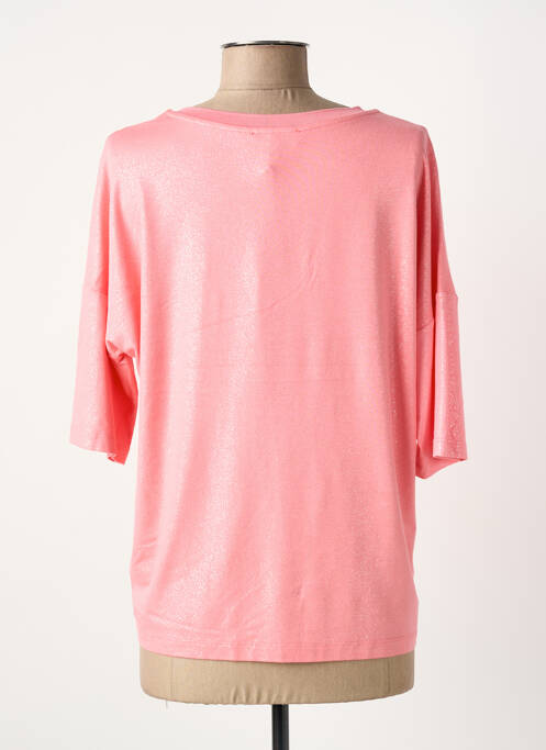 T-shirt manches mi-longues manches courtes rose FUEGO WOMAN femme
