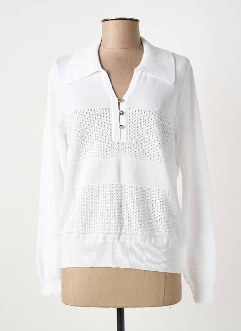 Pull blanc MARBLE femme