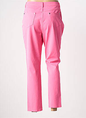 Pantalon 7/8 stretch taille normale rose MARBLE femme