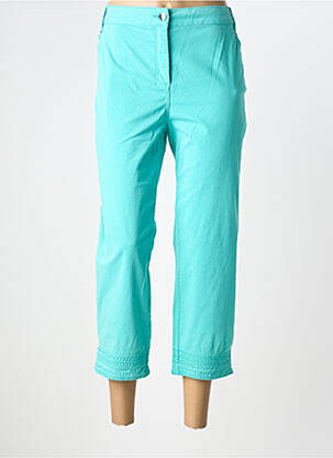 Pantacourt coupe droite taille normale bleu FUEGO WOMAN femme