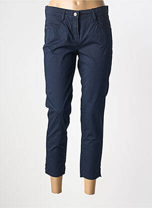 Pantalon 7/8 stretch taille normale bleu GARDEUR femme