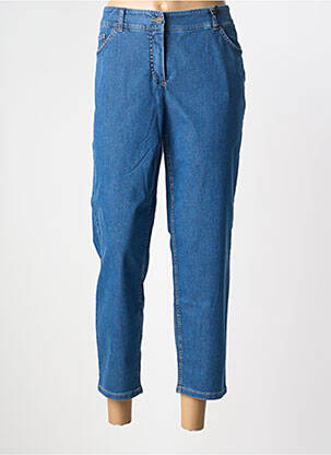 Pantalon 7/8 stretch taille normale bleu GERRY WEBER femme