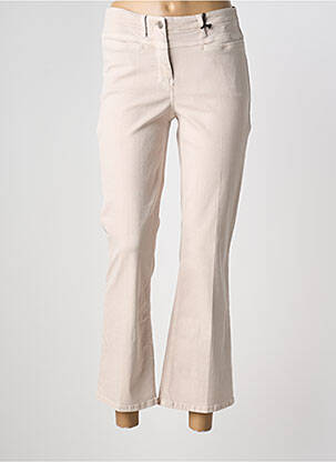 Pantalon 7/8 stretch taille normale beige GERRY WEBER femme
