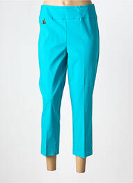 Pantalon 7/8 stretch taille normale bleu JOSEPH RIBKOFF femme