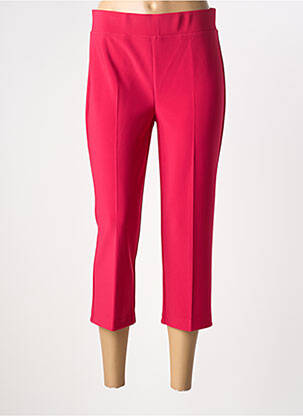 Pantacourt stretch taille normale rouge JOSEPH RIBKOFF femme