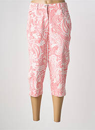 Pantacourt coupe droite taille normale blanc ADELINA BY SCHEITER femme