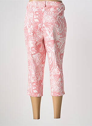 Pantacourt stretch taille normale blanc ADELINA BY SCHEITER femme