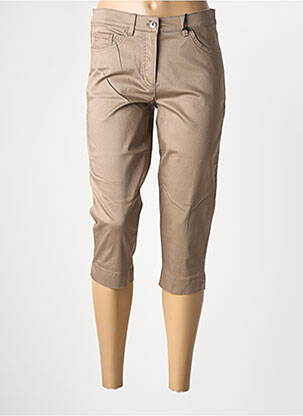 Pantacourt stretch taille normale marron GERRY WEBER femme