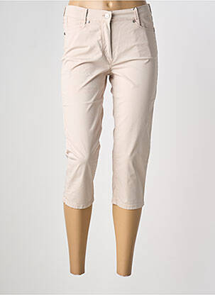 Pantacourt stretch taille normale beige GARDEUR femme