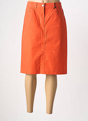 Jupe mi-longue stretch orange GERRY WEBER femme