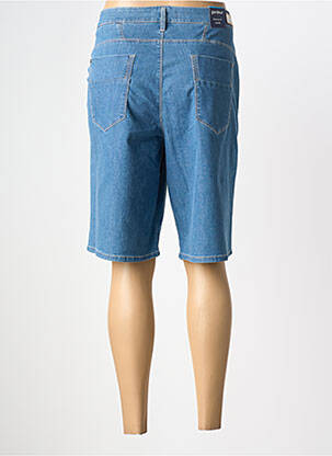 Bermuda coupe droite taille normale bleu GARDEUR femme