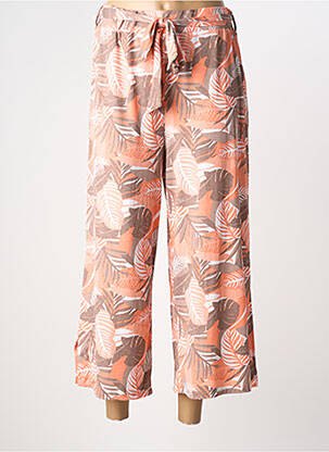Pantacourt orange MARBLE femme