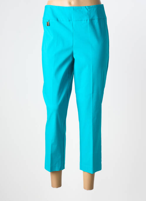 Pantalon 7/8 stretch taille normale bleu JOSEPH RIBKOFF femme