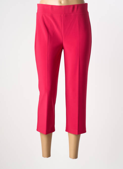 Pantacourt stretch taille normale rouge JOSEPH RIBKOFF femme