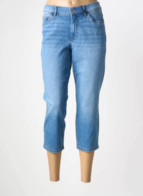 Pantacourt stretch taille normale bleu GERRY WEBER femme