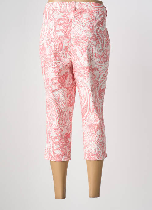 Pantacourt coupe droite taille normale blanc ADELINA BY SCHEITER femme