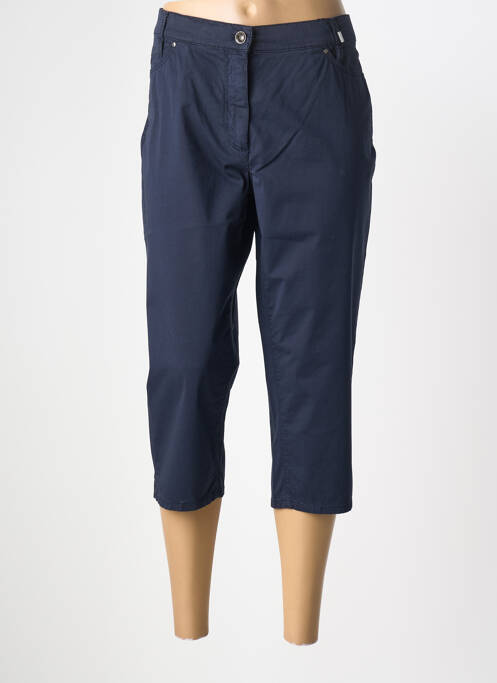 Pantacourt coupe droite taille normale bleu GARDEUR femme