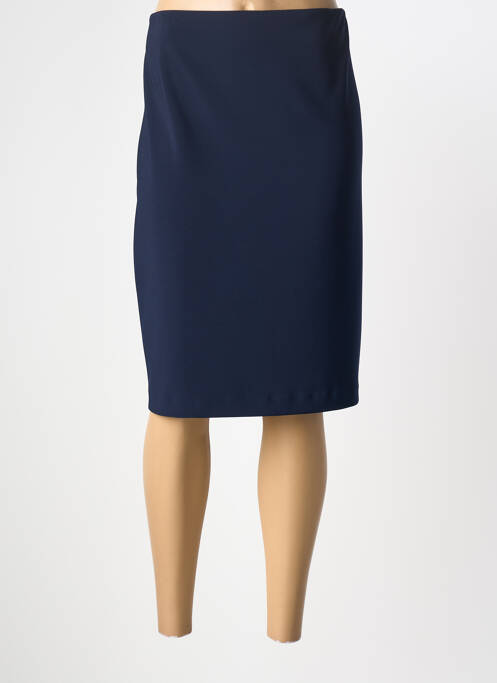 Jupe mi-longue stretch bleu JOSEPH RIBKOFF femme