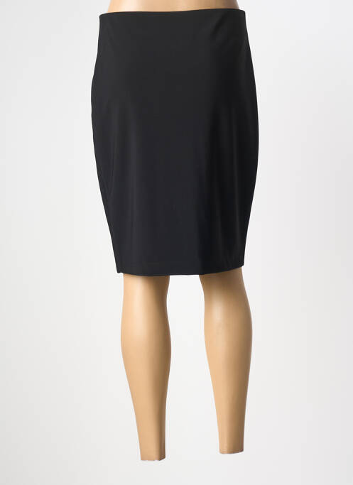Jupe mi-longue stretch noir JOSEPH RIBKOFF femme