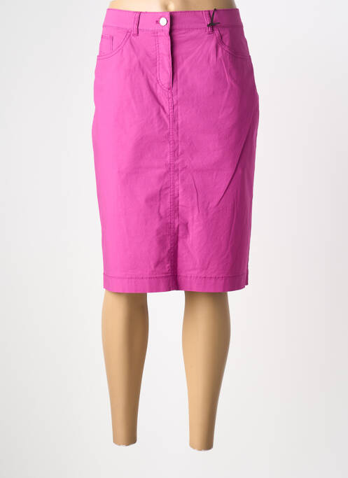 Jupe mi-longue stretch violet GERRY WEBER femme
