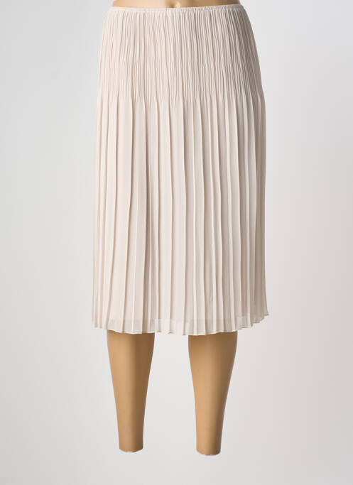 Jupe mi-longue beige SOMMERMANN femme