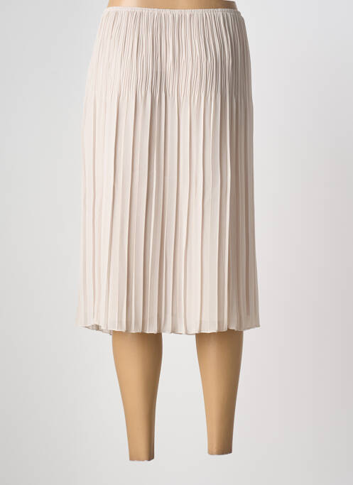 Jupe mi-longue beige SOMMERMANN femme