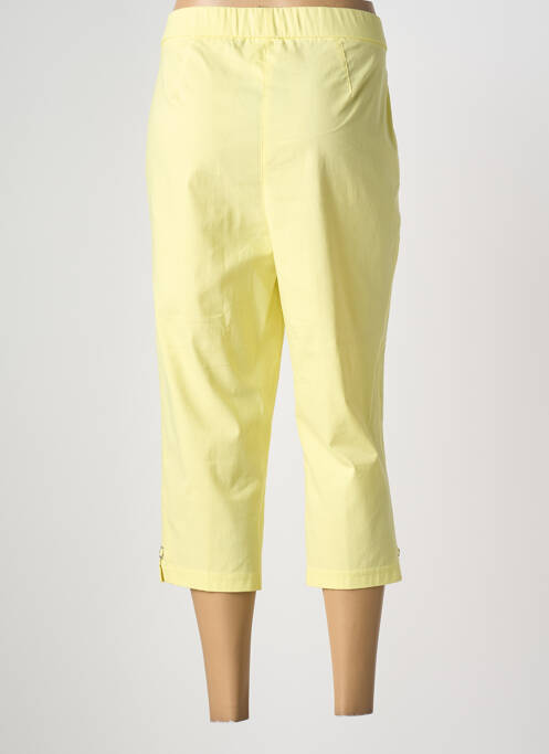 Pantacourt jaune ADELINA BY SCHEITER femme