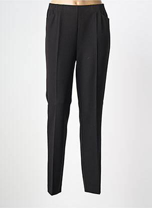 Pantalon slim taille élastique taille normale noir ADELINA BY SCHEITER femme